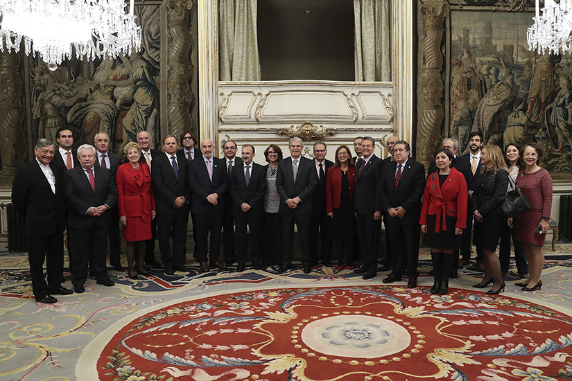 Alfonso Dastis recibe a los embajadores iberoamericanos